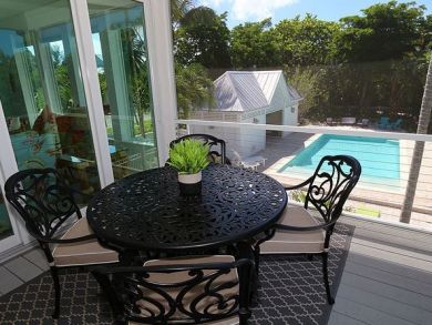 View of Pool from Balcony
