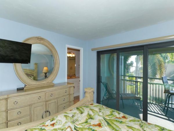 Three Bedroom Two Bathroom Second Floor Condo with Gulf View