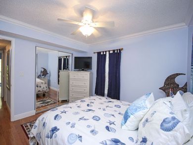 Flat Screen TV in Bedroom