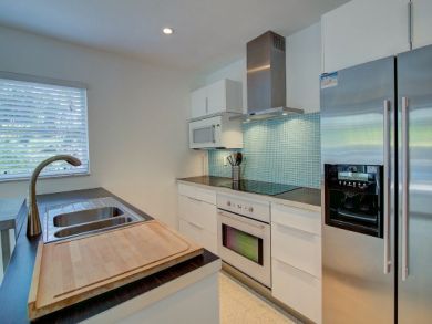Kitchen With Stainless Steel Appliance