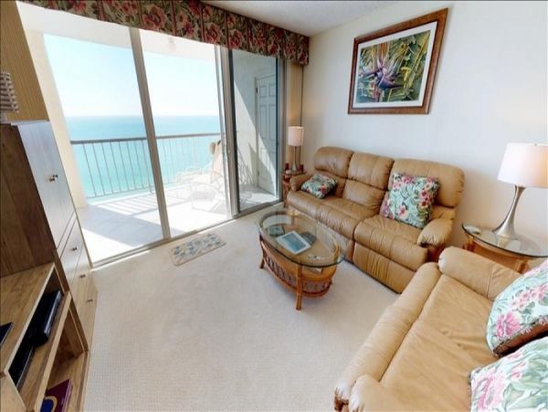 Condo with Full Gulf View Two Bedrooms Sleeps 4 Shared Pool