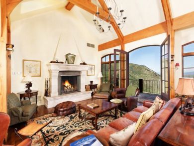 Living Room with Log Burning Stove