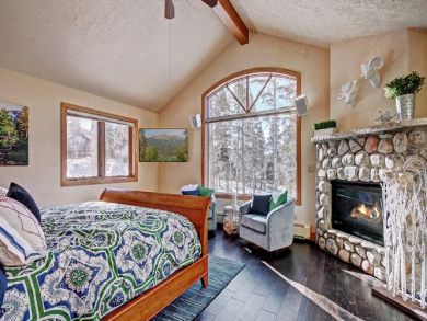 Bedroom with Fireplace