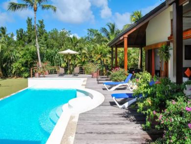 Beachfront Playa Coson  Vacation Rental Balinese Villas