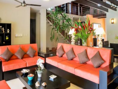 Beachfront Playa Coson  Vacation Rental Balinese Villas