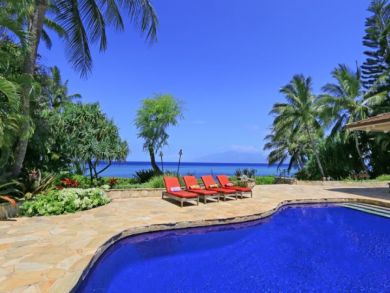 Pool with Sun Loungers