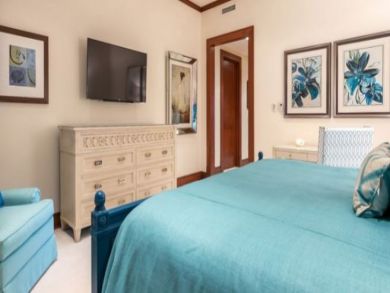 Wall Mounted TV in Bedroom