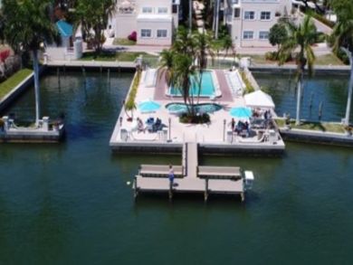 Aerial View of Pool and Spa