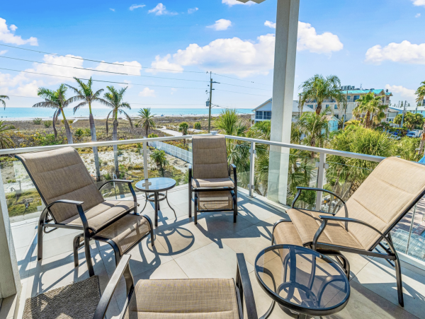 Siesta Key 4 Bedroom Vacation Rental Home Gulf Views  Private Pool Steps to Beach