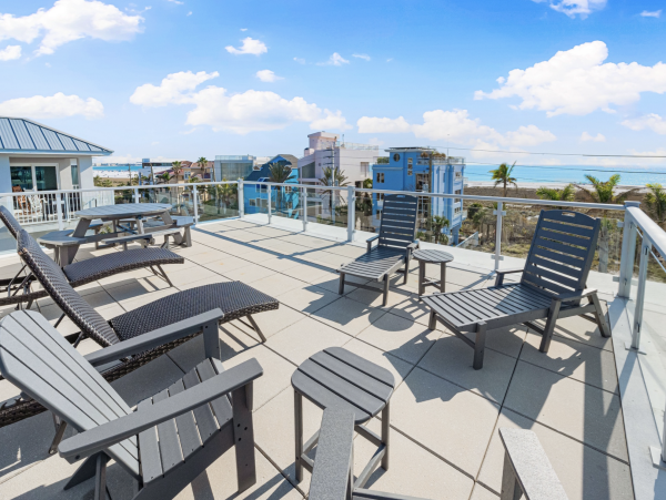 Siesta Key 4 Bedroom Vacation Rental Home Gulf Views  Private Pool Steps to Beach