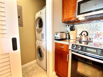 Kitchen with Laundry Area