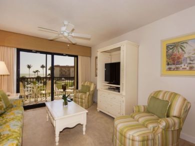 Living Area with Flat Screen TV
