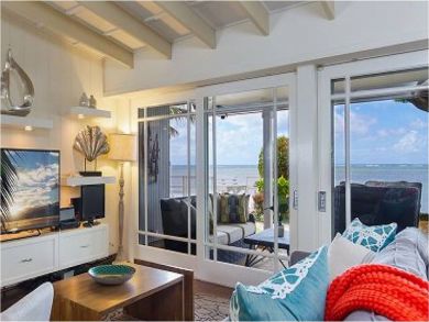 Living Area with Ocean Views