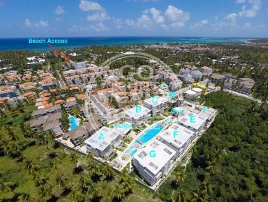 Punta Cana Two Bedroom Walk to Beach Vacation Condo