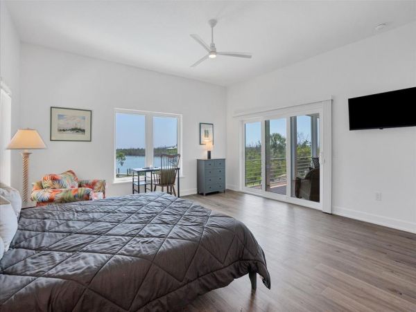 Boca Grande Luxury 4-Bedroom Bayfront Home with Dock and Short Walk to Sandy Beach Huge Pool!