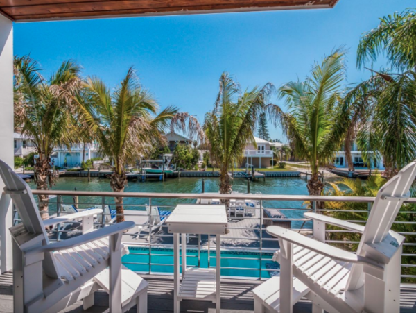 One of the Most Stunning Rentals on Anna Maria Island 5 Star with Canal and Boat Dock