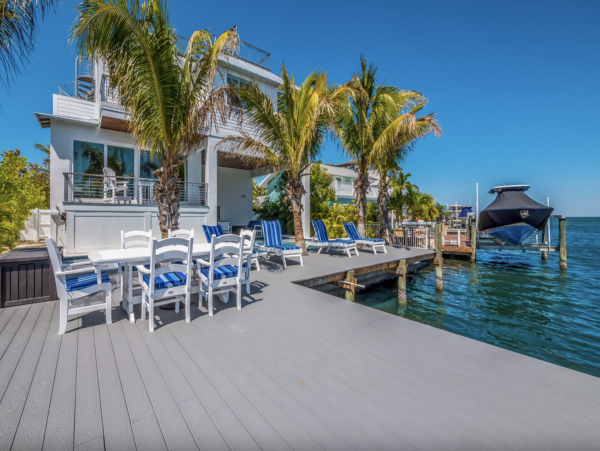 One of the Most Stunning Rentals on Anna Maria Island 5 Star with Canal and Boat Dock