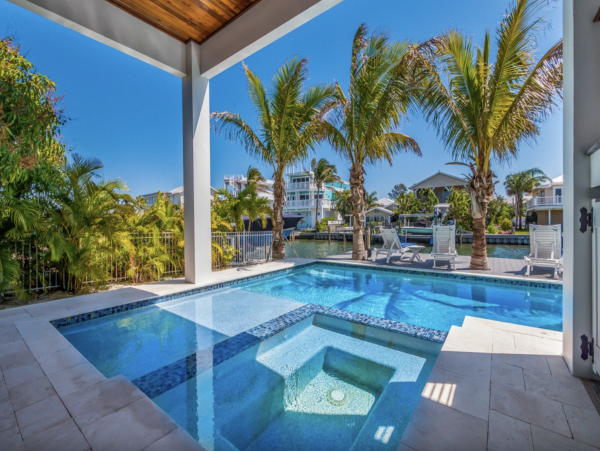 One of the Most Stunning Rentals on Anna Maria Island 5 Star with Canal and Boat Dock