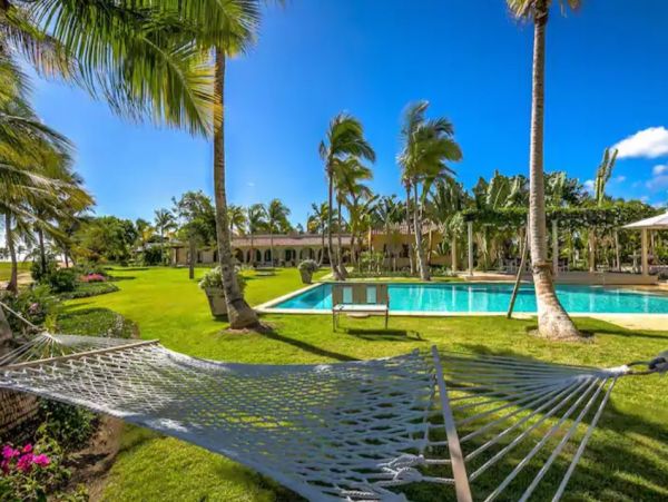 Punta Cana Five Bedroom Luxury Home Pool Golf Course View