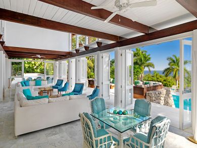 Luxury Jamaica Villa with Views to Moon Bay Pool, Gym, Staff