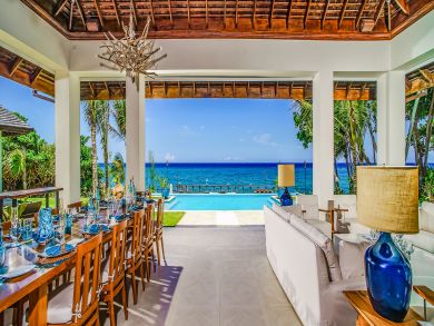 Ocean Front Vacation Rental Villa Steps to Beach Montego Bay
