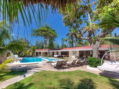 350 Ft of Sandy Beach at this Mammee Bay Villa Four Bedrooms