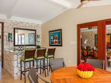 350 Ft of Sandy Beach at this Mammee Bay Villa Four Bedrooms