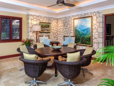 350 Ft of Sandy Beach at this Mammee Bay Villa Four Bedrooms