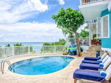 Ocho Rios Jamaica Luxury Ocean Front Vacation Villa Pool