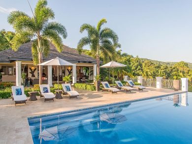 Elegant 7 Bedroom Jamaica Vacation Estate Staff, Pool, Views