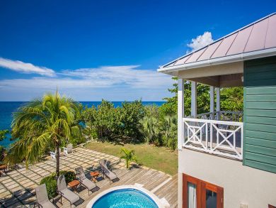 Negril Waterfront Luxury Vacation Villa Jamaica Pool