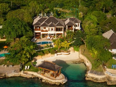 Private Luxury Jamaica Beach Villa Cook Butler Sleeps 14