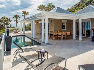 Ocean View Four Bedrom Vacation Villa in St. Barts Ocean View Four Bedrom Vacation Villa in St. Barts