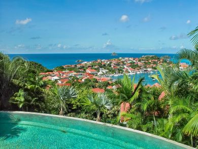 St. Barts 8 Bedroom Ocean View Villa Infinity Pool