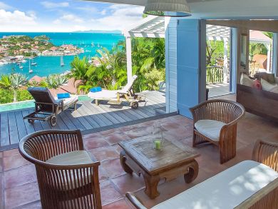 St. Barts 8 Bedroom Ocean View Villa Infinity Pool