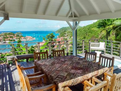 St. Barts 8 Bedroom Ocean View Villa Infinity Pool