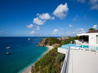 ST. BARTS 5 BEDROOM VILLA BEACH ACCESS