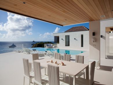 ST. BARTS 5 BEDROOM VILLA BEACH ACCESS