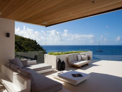 ST. BARTS 5 BEDROOM VILLA BEACH ACCESS