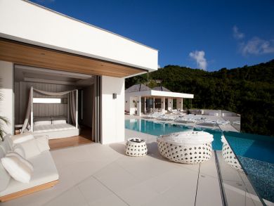 ST. BARTS 5 BEDROOM VILLA BEACH ACCESS