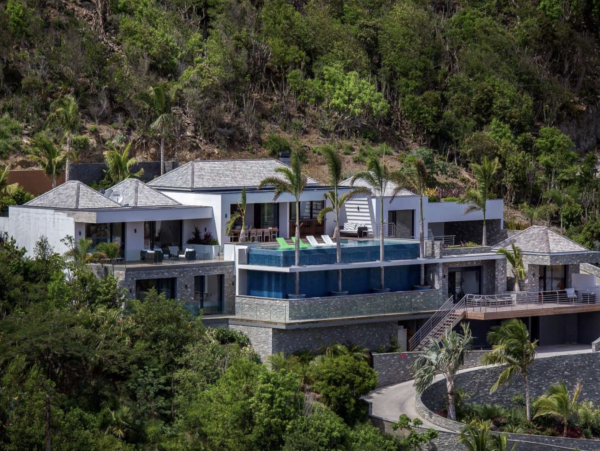 Anse Des Cayes St Barts Luxury Villa Pool & Staff