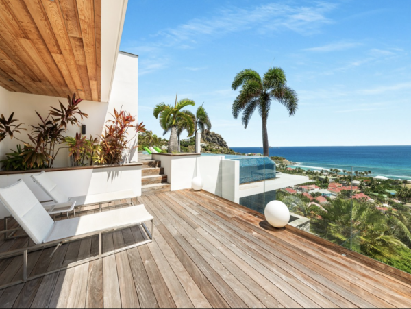 Anse Des Cayes St Barts Luxury Villa Pool & Staff