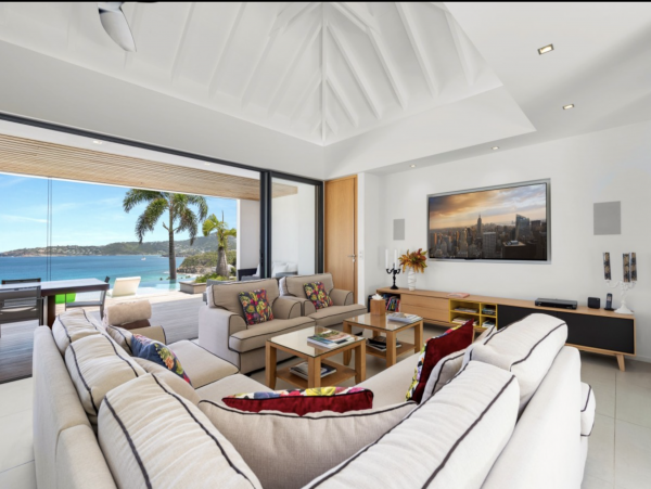 Anse Des Cayes St Barts Luxury Villa Pool & Staff