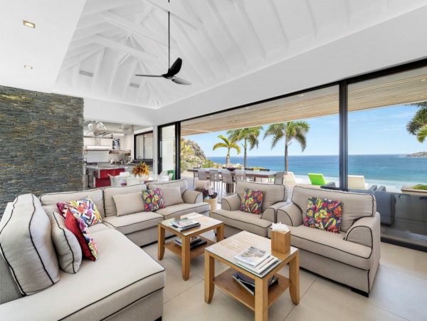 Anse Des Cayes St Barts Luxury Villa Pool & Staff