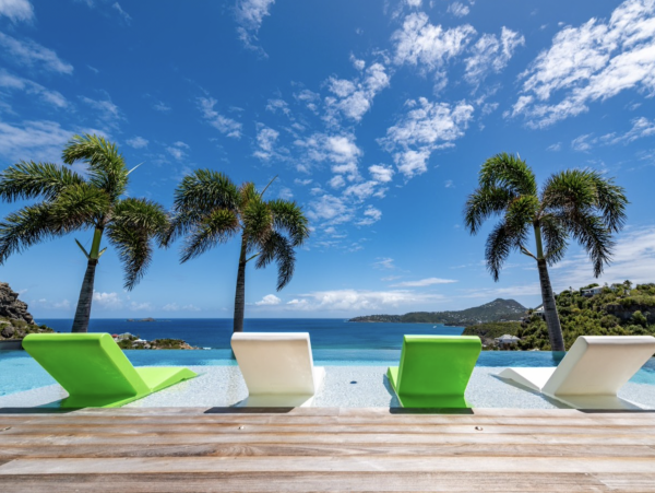 Anse Des Cayes St Barts Luxury Villa Pool & Staff