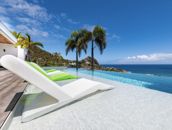 Anse Des Cayes St Barts Luxury Villa Pool & Staff