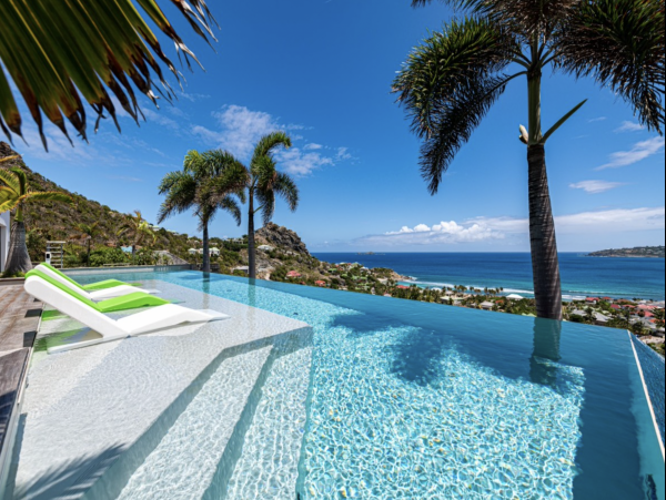 Anse Des Cayes St Barts Luxury Villa Pool & Staff
