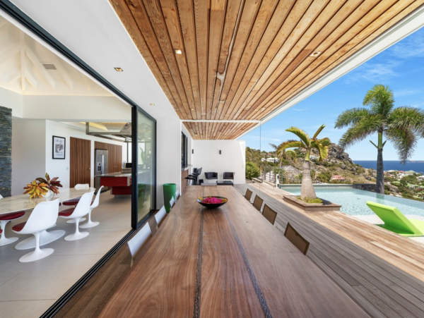 Anse Des Cayes St Barts Luxury Villa Pool & Staff