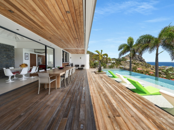 Anse Des Cayes St Barts Luxury Villa Pool & Staff