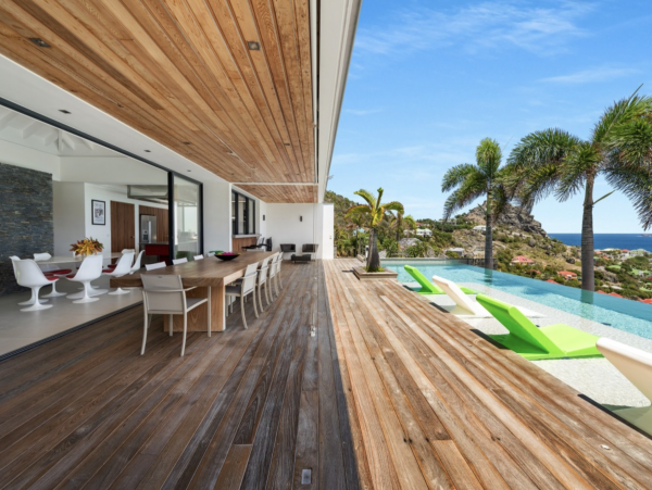 Anse Des Cayes St Barts Luxury Villa Pool & Staff